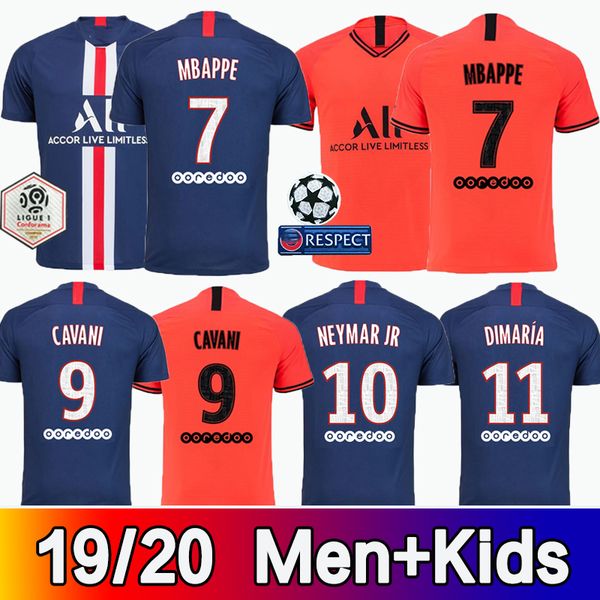 

Maillot de foot 19 20 p g mbappe occer jer ey 2019 2020 pari arabia jer ey cami eta football kit champion hirt men kid et