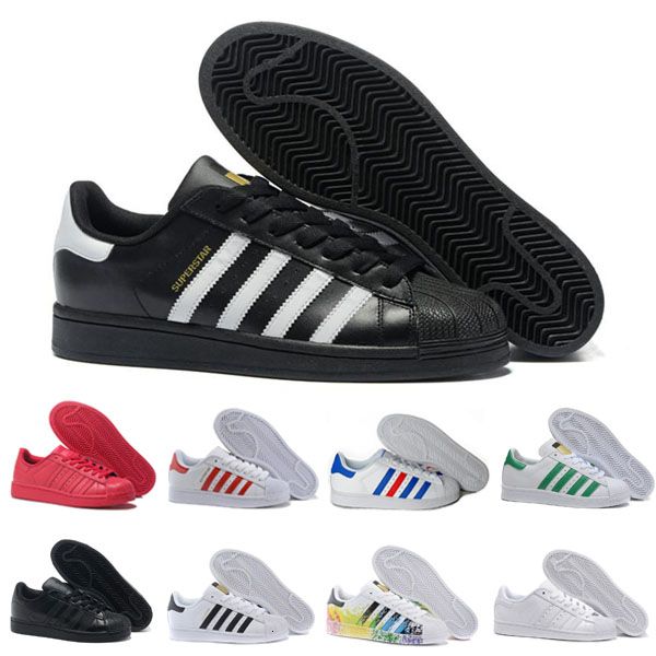 

superstar white black pink blue gold superstars 80s pride sneakers super star women men sport casual shoes eu sz36-44
