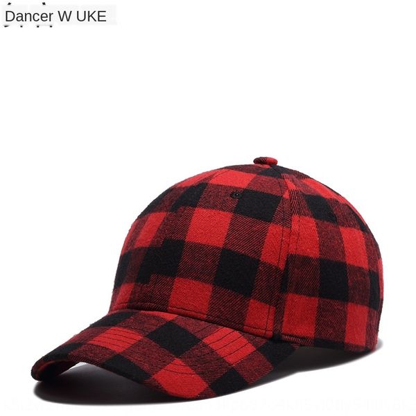 

dancer cotton black red baseball plaid cap men's hat baseball cap summer, Blue;gray