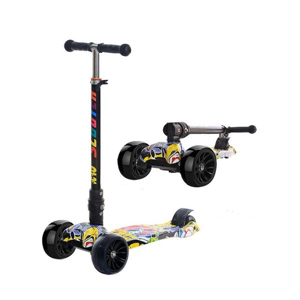 

kidlove children flash wheel scooter strong wheeled scooter toy