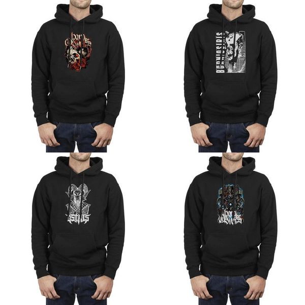 

men design printing born of osiris machine ronnie canizaro black fleece sweatshirt friends sweater hoodie the new reign bull man we die