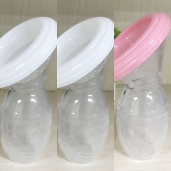 

pcyxo 90ml manual full silicone pump strong suction mother collection silica gel silica gel pump automatic breast milk storage breast milk r