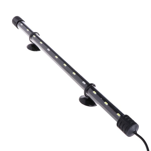 

submersible waterproof aquarium fish tank 6w led light bar lamp strip eu plug fish aquatic pet lightings push switch
