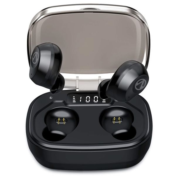 

x10p bluetooth 5.0 wireless earbuds with portable charging case touch control in-ear earphones built-in mic