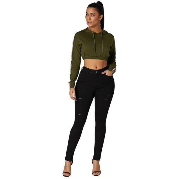 

fashion bodycon cut bulift jeans for women pockets zipper high waisted pencil jeans skinny solid ankle- length denim pants, Blue