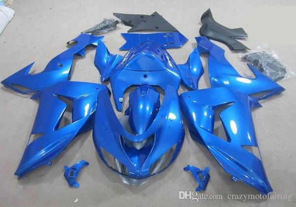 

new abs motorcycle bike fairings kits fit for kawasaki ninja zx10r 2006 2007 zx-10r 06 07 bodywork set kits fairing blue cool