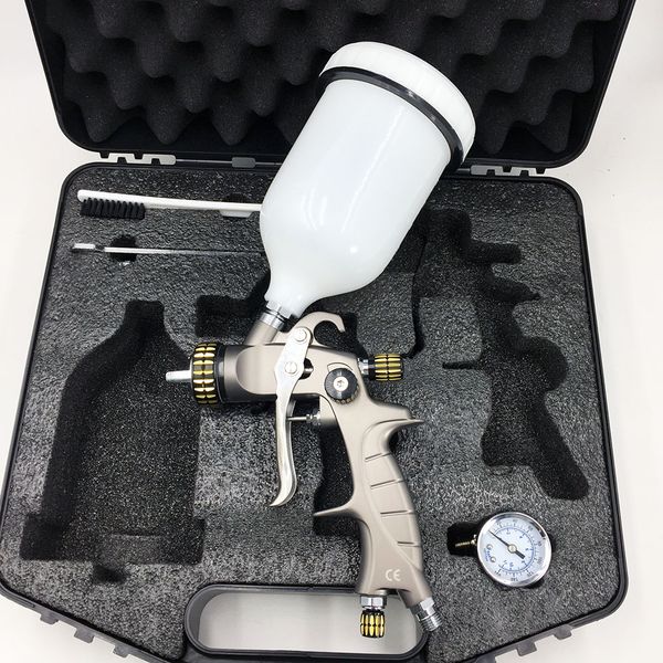 

sat1215-2k 2 in 1 spray gun kit spray gun gravity feed car face painting