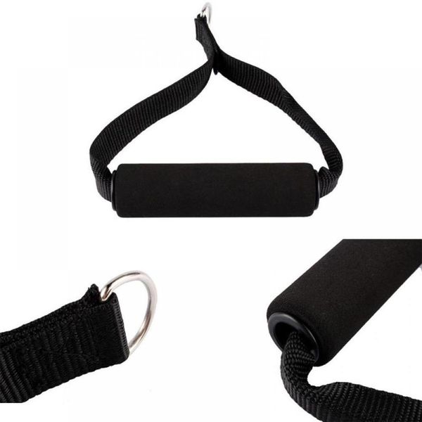 

durable practical elastic resistance rope accessories black pull pull ffitness cotton tool