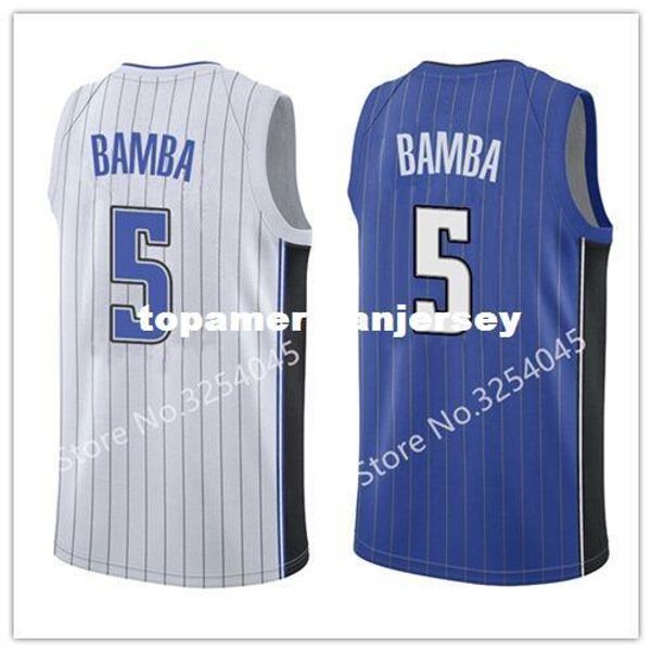 

2018-2019 new rookie #5 mohamed mo bamba basketball jersey stitched vest jerseys ncaa, Gray