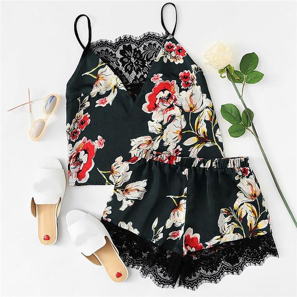 

новый женский сексуальный принт кружево слинг пижамы женское белье, Blue;gray