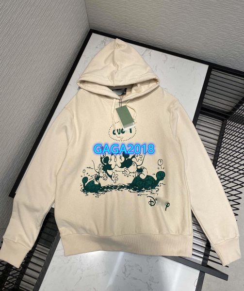 

high end женщины девушки унисекс негабаритных капюшоном толстовка мультфильм письмо шаблон с длинным рукавом блузка рубашка 2020 мода дизайн, Black