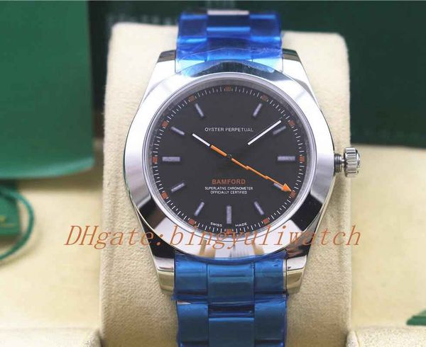 

new black dial 116400gv ss/ss blue watch sapphire glass original clasp christmas gifts diving men watch blue 116400gv, Slivery;brown