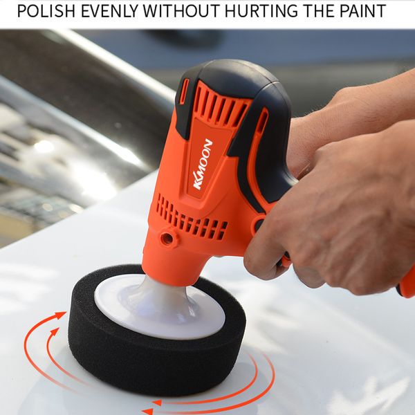 

kkmoon 800w polisher adjustable speed electric car polishing machine waxing for automobile furniture polishing machine tools