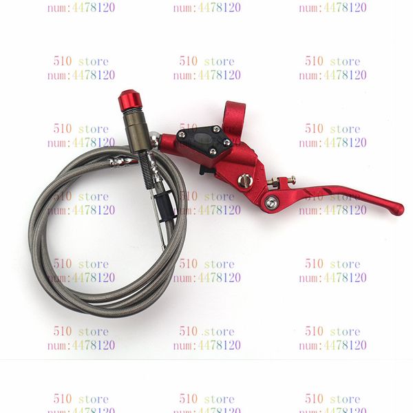 

red hydraulic clutch kit lever master cylinder & clutch& liquid hose cable for off road motorcycle pit dirt bike