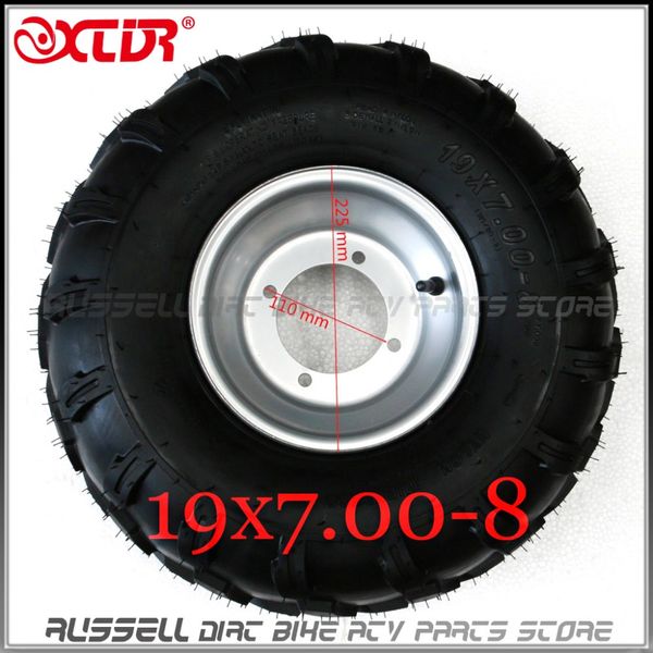 Tires And Whee Hub Rim 19x7 00 8 Atv Front Wheel Buggy Go Kart