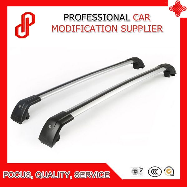 

1 pair silver black color load goods aluminium alloy car roof cross bar for nx200