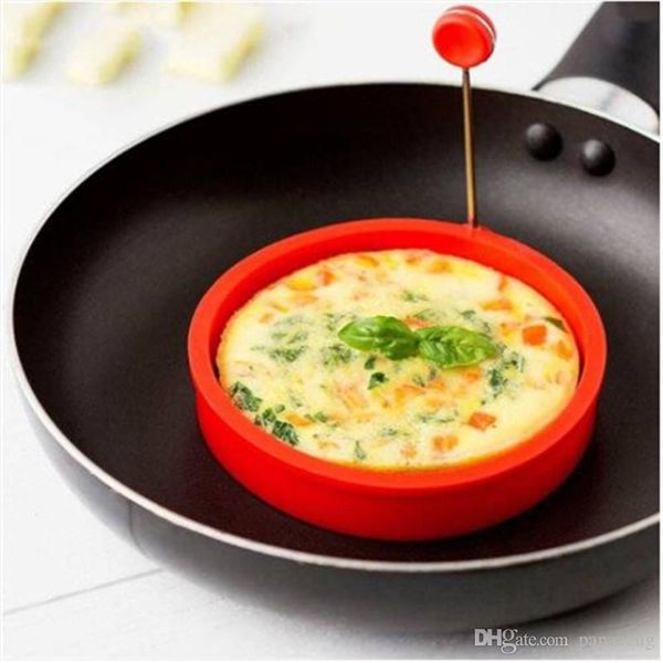 

wholesales 2020 silicone ring omelette fried egg shaper eggs mould for cooking breakfast