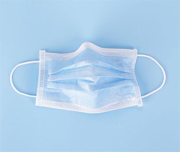 

7339044 masks in blue mask stock face masks 3 layer masks non woven