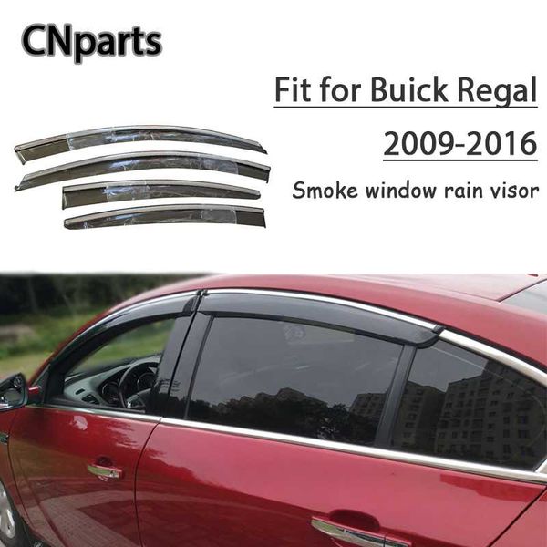 

cnparts 4шт abs для buick regal 2009 2010 2011-2016 автомобилей дыма window sun visor keep fresh air конвекционные аксессуары