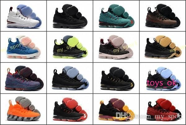 

xv quality 15 black gum university red purple gold ghost sports basketball shoes for men 15s zapatillas training sneakers size 7-12