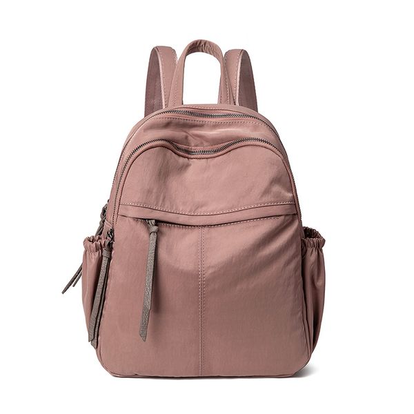 

vintage women backpacks genuine leather school bag for girls zip female school backpack patchwork daypack fashion travel c1276