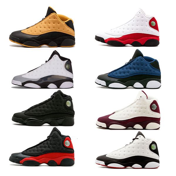 

горячая распродажа мужская баскетбольная обувь 13 новых 13s olive hyper royal blue удобные кроссовки 13s за пределами скидки szie 8-13