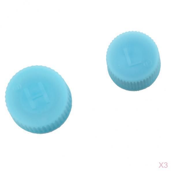 

3шт высокой стороне + 3шт low side a / c зарядный порт service valve fitting caps r134a r12 с резиновыми уплотнителями