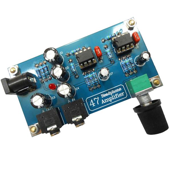 

portable headphone amplifier amp board module kits for classic 47 diy case