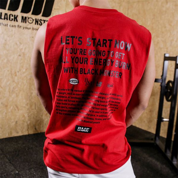 

2019 new summer gyms men t shirt sport fitness slim elasticity breathable bodybuilding sleeveless tight mens tshirt tee, White;black