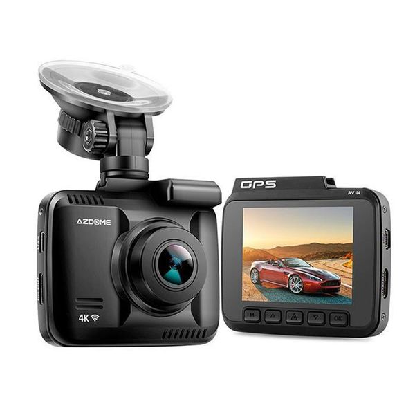 

azdome car dvr built-in wifi gps cam 4k ultra hd loop recording dash cam car camera parking monitoring automatically