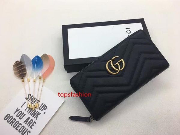 

высокое качество роскошные знаменитости дизайн письмо металлическая пряжка v-образная молния бумажник карты пакет коровья кожа 440887 кошеле