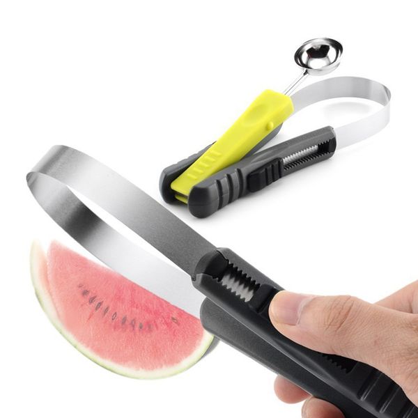 

2 in 1t stainless steel ice cream fruit melon ball scoop slicer dig pulp separa fits comfortably fruit enucleation ruit extract fruit vege