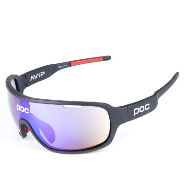 

new poc 4 lens cycling glasses bike sport sunglasses men women mountain bicycle cycle eyewear lentes de sol para outdoor eyewear, White;black
