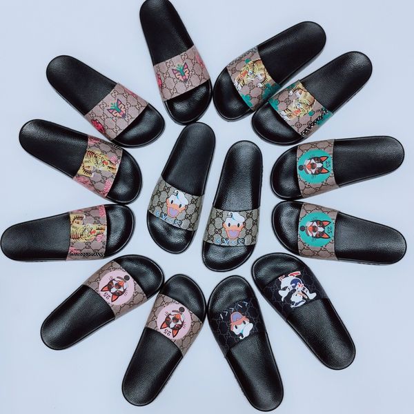 

мужчины designerluxury сандалии пара brandslipper лето пляж обувь вьетнамки multi-color casual luxury слайды женщины трусы 2020503k