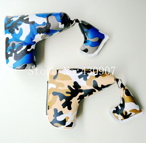 

1pc golf blade putter covers camouflage putter cover magnet headcover