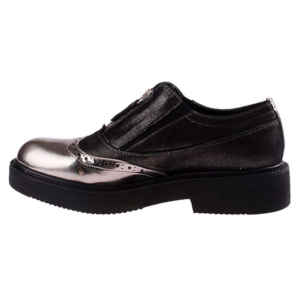 

john may woman oxford-shoes this-66428-01 leather, Black