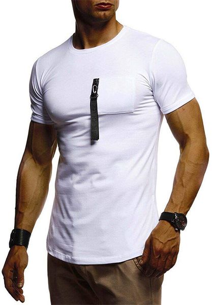 

mens summer desinger tshirts crew neck short sleeve solid color fashion casual mens clothing, White;black