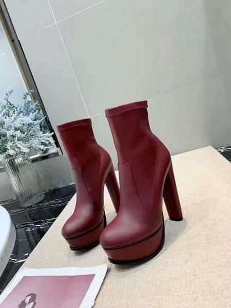 

brand women boots leather winter warm shoes ankle boot fur oxfords shoes luxury designer korean style luxury 9623, Black