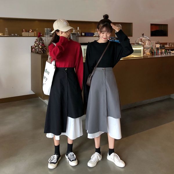 

2020 винаж оен зима женин неѬегђлѬне плииѬованне бки длинне бки ла, Black