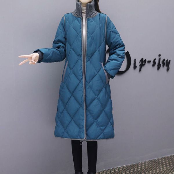 

2019 new arrival winter clothes women parkas long coat down puffer warm thick winter jacket korean, Black