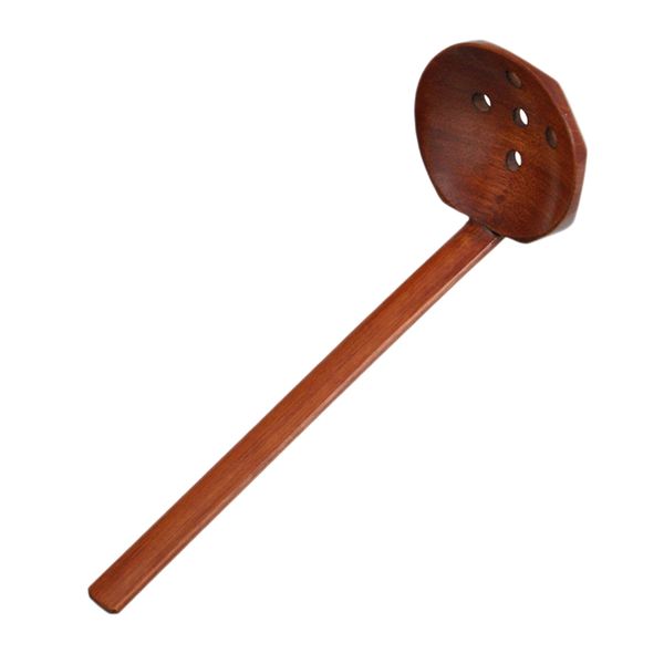 

BEST1 Pcs Wooden Soup Spoon Ramen Ladle Strainer Hot Pot Spoons Slotted Scoop Colander Kitchen Tools
