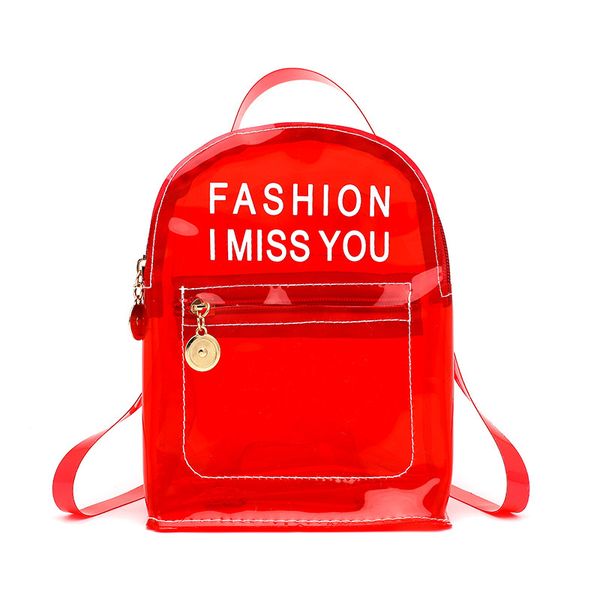 

female bag shoulder jelly bag 2020 new ladies transparent pvc student coin purse