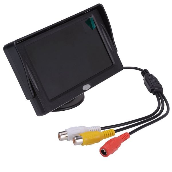 

монитор заднего вида автомобиля lcd 4,3 «камера dvd cd black