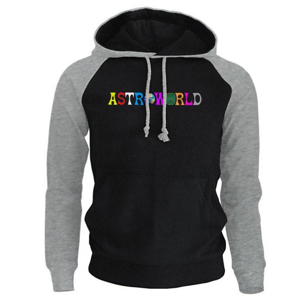 

astroworld hoodies man pullover sweatshirt the letter print i can fly hoodie men's hoody plus size xxl, Black