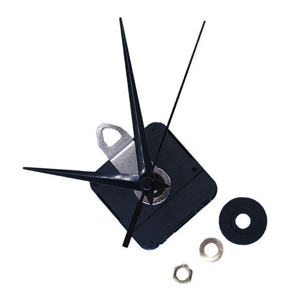 

hr1688 length 28mm quartz wall clock movement with metal hooks pointers, Slivery;brown