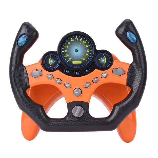 

cute steering wheel toy with light music funny educational toy upgraded