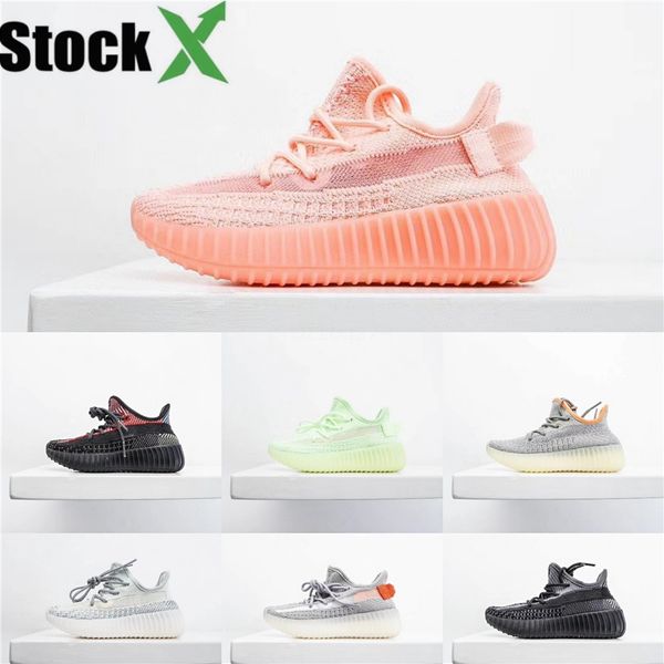 

kanye west slipper kids slides bone earth brown desert sand resin slippers designer shoes sandals foam runner sneakers#624