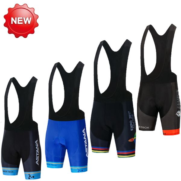 

astana pro cycling shorts 2020 cycling bib pants racing sport bike bottom short ropa ciclismo gel pad