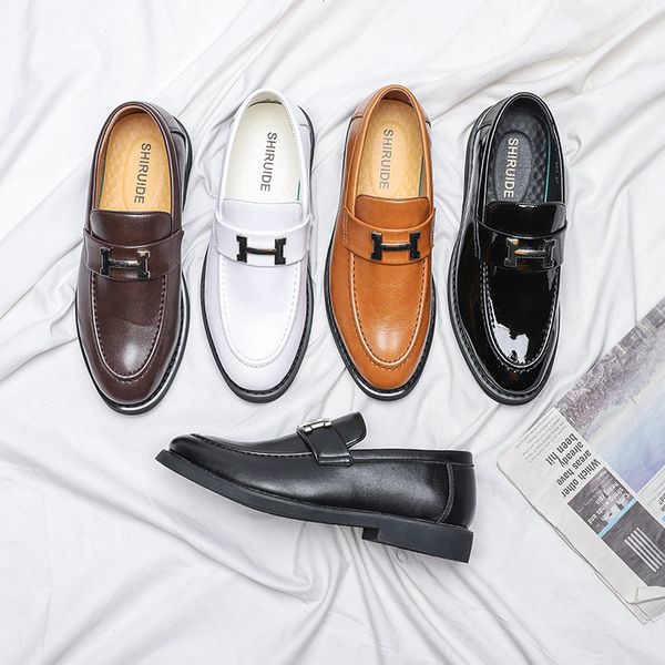 

2020 leather casual men shoes fashion men luxury italian soft moccasins man loafer fashion casual shoes slip-on driving, Black