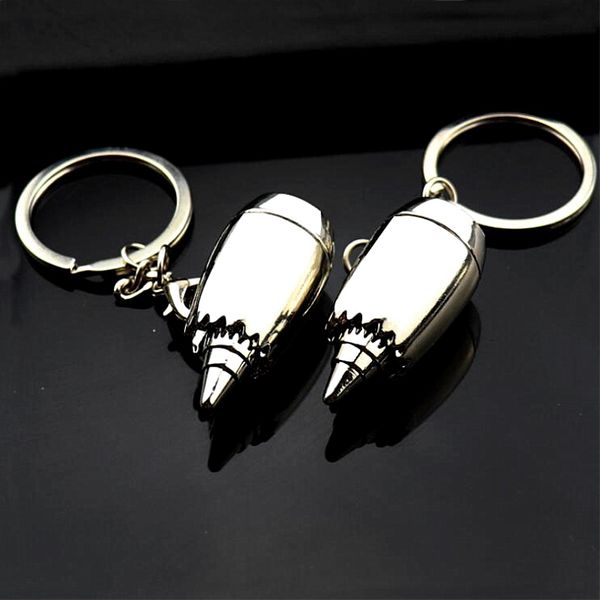 

selling diy handmade keychain aeroengine keyring stainless steel metal accessory airplane aircraft model brelok car pendant, Silver